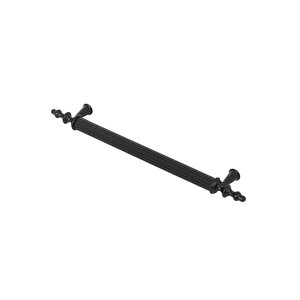 Lüx Ovacık Çekmece Dolap Kapak Kulpu Kulbu 96 Mm Mat Siyah Metal Kulp 10 Adet