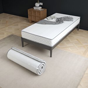 Argimo Cloud Tek Kişilik Ortopedik Yaylı Yatak 90x190