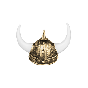 Viking Başlığı Şapkası Parti Kostüm Aksesuarı Gold
