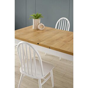 Lotus Ada Ağaç Açılır Yemek Masası Sandalye Takımı
