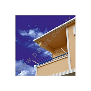 Balkon Çamaşır Kurutma Askısı Askılığı Kare Profil Pks 02