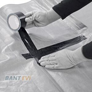 Tamir Bandı Siyah 5cmx10m Lif Takviyeli Genel Amaçlı Güçlü Tamir Bantı Duct Tape