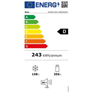 Beko 670561 Esc No Frost Buzdolabı