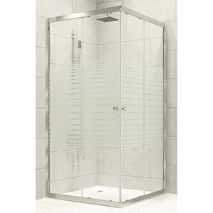 Duşakabin Kare Çizgili - Ölçü : 70x70 Cm 70x70 cm