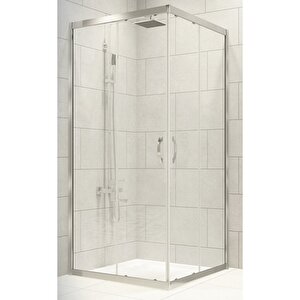 Duşakabin Kare Şeffaf 5mm Yükseklik 190 Cm - Ölçü : 105x110 Cm 105x110 cm