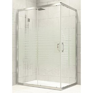 Duşakabin Kare Çizgili 5mm Yükseklik 190 Cm - Ölçü : 110x115 Cm 110x115 cm