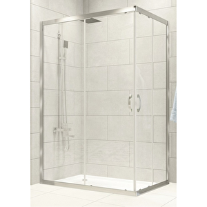 Duşakabin Kare Şeffaf 5mm Yükseklik 190 Cm - Ölçü : 80x100 Cm 80x100 cm