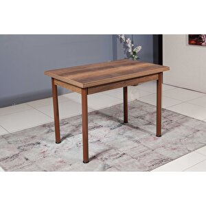 Smart Masa Ve Bahar Çapraz Sandalye Takımı, Cevi̇z, 70x110