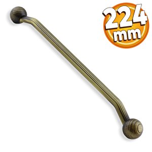 Topuz Mobilya Mutfak Dolabı Çekmece Dolap Kapak Kulpu Kulbu Antik Sarı 224 Mm Metal Kulp