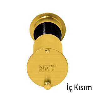 Kapaklı Kapı Dürbünü Çelik Kapı Gold 60-90 Mm Ayarlanabilir