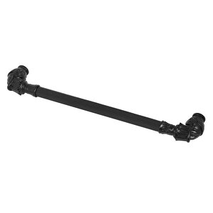 Alyans Çekmece Dolap Kapak Kulpu Kulbu 192 Mm Siyah Rustik Metal Kulp