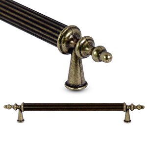 Ovacık Eskitme Antik Sarı Metal 160 Mm (4 Adet) Mobilya Mutfak Çekmece Dolap Kulpu Kulbu Kulpları