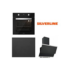 Silverline Siyah Ankastre Set Bo6502b02 - Vc5428b01 - 3420 Classy 60 Cm