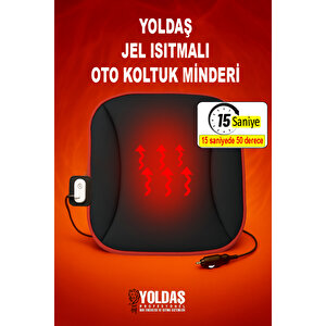 Yoldaş Isıtmalı Koltuk Minderi SİYAH (Tekli)