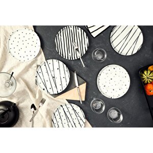 Porland Sidereal 6 Kişilik Pasta Takımı 20cm 6 Parça 04ppo000401