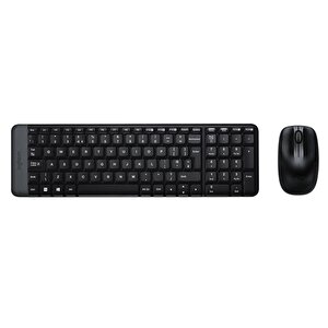 Mk220 Q Tr Siyah Kablosuz Klavye+mouse Set