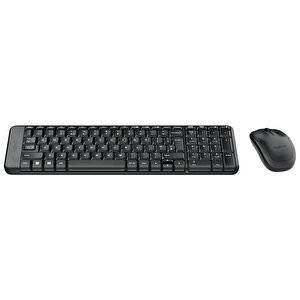 Logitech Mk220 Q Tr Siyah Kablosuz Klavye+mouse Set