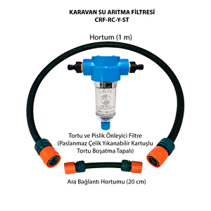 Karavan Ve Tekne Tipi Su Arıtma Filtresi (yıkanabilir Kartuşlu)