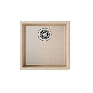 Square 40.40 Tg Avena Bej Granit Mutfak Eviyesi
