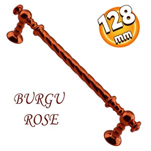 Burgu Mobilya Mutfak Dolabı Çekmece Dolap Kulpu Kulpları Kulbu Rose (128 Mm-12.8 Cm) Metal Kulp