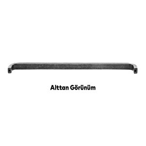 Paris (192 Mm-192.2 Cm) Eskitme Antik Gümüş Metal Mobilya Mutfak Çekmece Dolap Kulpu Kulbu Kulpları