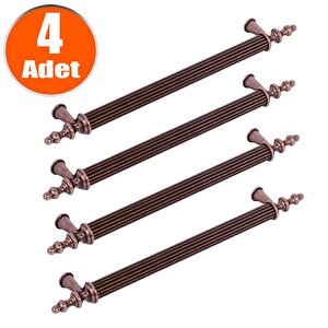 Ovacık Eskitme Antik Bakır Metal 96 Mm (4 Adet) Mobilya Mutfak Çekmece Dolap Kulpu Kulbu Kulpları