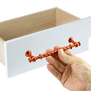 Burgu Mobilya Mutfak Dolabı Çekmece Dolap Kapak Kulpu Kulbu Rose 96 Mm Metal Kulp