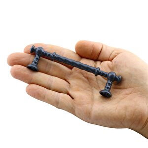 Burgu Mobilya Mutfak Dolabı Çekmece Dolap Kapak Kulpu Kulbu Antrasit (96 Mm-9.6 Cm) Metal Kulpları