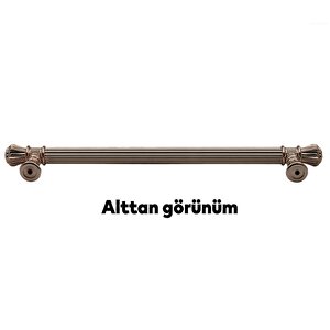 Akbatı Çekmece Dolap Kapak Kulpu Kulbu 192 Mm Bronz Metal Kulp