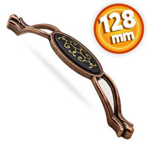 Erdem Çekmece Dolap Kapak Kulpu Kulbu 128 Mm Antik Bakır Metal Kulp