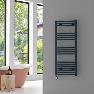 Nile Sulu Elektrikli Çelik Havlupan 1200*500 Ral 7016 Kumlu Antrasit (On-Off Fişli Kit)