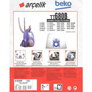 Arçeli̇k  S 6860 Süpürge Toz Torbasi