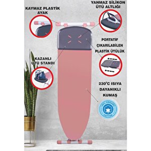 Yeni Nesil Alfaboard Pembe Ütü Masası