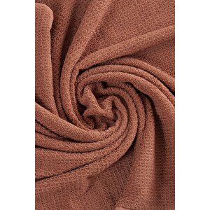 Royal | 50x90 - 70x140 Cm 2'li  Banyo Havlu Seti, %100 Pamuklu Havlu Takımı Kiremit