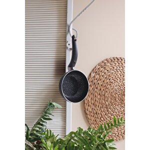 Sos Tavası 12 Cm Sosluk Mama Tavası Granit Tava Yanmaz Yapışmaz