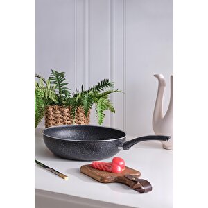 Wok Tava 24 Cm Granit Derin Vok Tavası