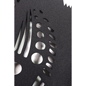 Top Oynayan Kedi Ev & Ofis Metal Duvar Tablosu - 41 x 49 Cm
