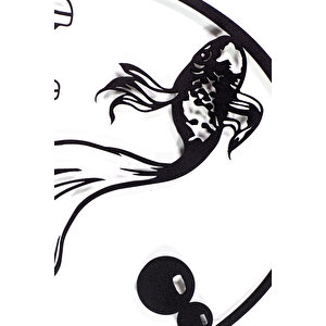 2'li Akvaryum Ev & Ofis Metal Duvar Tablosu - 37 x 49 Cm