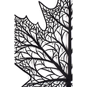 Meşe Yaprağı Ev & Ofis Metal Duvar Tablosu - 56 x 59 Cm