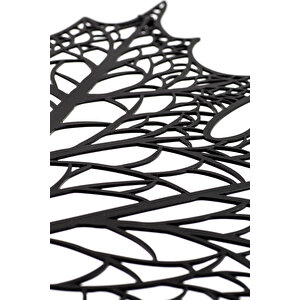 Meşe Yaprağı Ev & Ofis Metal Duvar Tablosu - 56 x 59 Cm