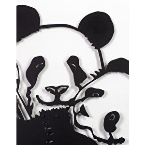 Panda Ev & Ofis Metal Duvar Tablosu - 57 x 69 Cm