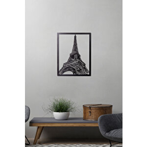 Eyfel Kulesi Ev & Ofis Metal Duvar Tablosu - 47 x 59 Cm