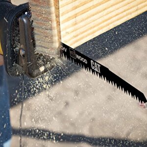 Cat Da07002 228mm 2 Parça Profesyonel Hızlı Ahşap Kesme Tilki Kuyruğu Testere Ucu