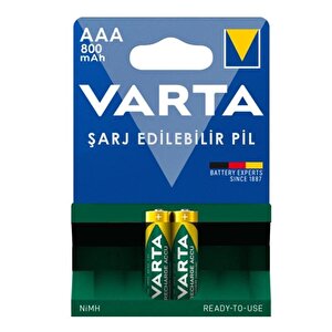 Varta 56703 1.2v 800 Mah Şarjlı Aaa İnce Kalem Pil (2'li Paket)