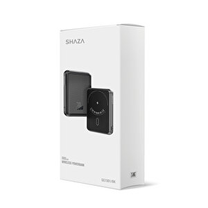 Shaza 5000 Mah 20w Megsafe Hızlı Şarj Powerbank Siyah