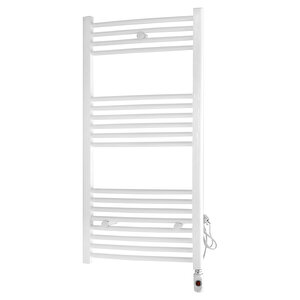 Toprak Havlupan 40/100 Cm 14 Borulu Beyaz Renk 400 Watt On/off Butonlu Elektirikli Havlupan Radyatör Banyo Havlu Peteği