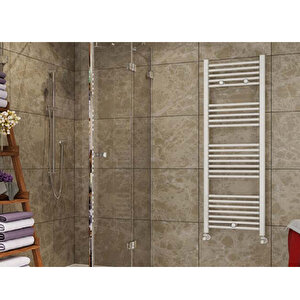 Toprak Havlupan 60/70 Cm 10 Borulu Beyaz Havlupan Radyatör + 2 Adet Vana + 2 Adet Boru Gi̇zleme Aparati + Montaj Seti̇
