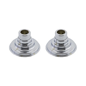 Toprak Havlupan 50/100 Cm 14 Borulu Krom Kaplama Havlupan Radyatör + 2 Adet Vana + 2 Adet Boru Gi̇zleme Aparati + Montaj Seti̇