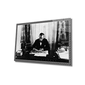 Atatürk Cam Tablo 50x70 cm