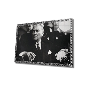 Atatürk Cam Tablo 50x70 cm